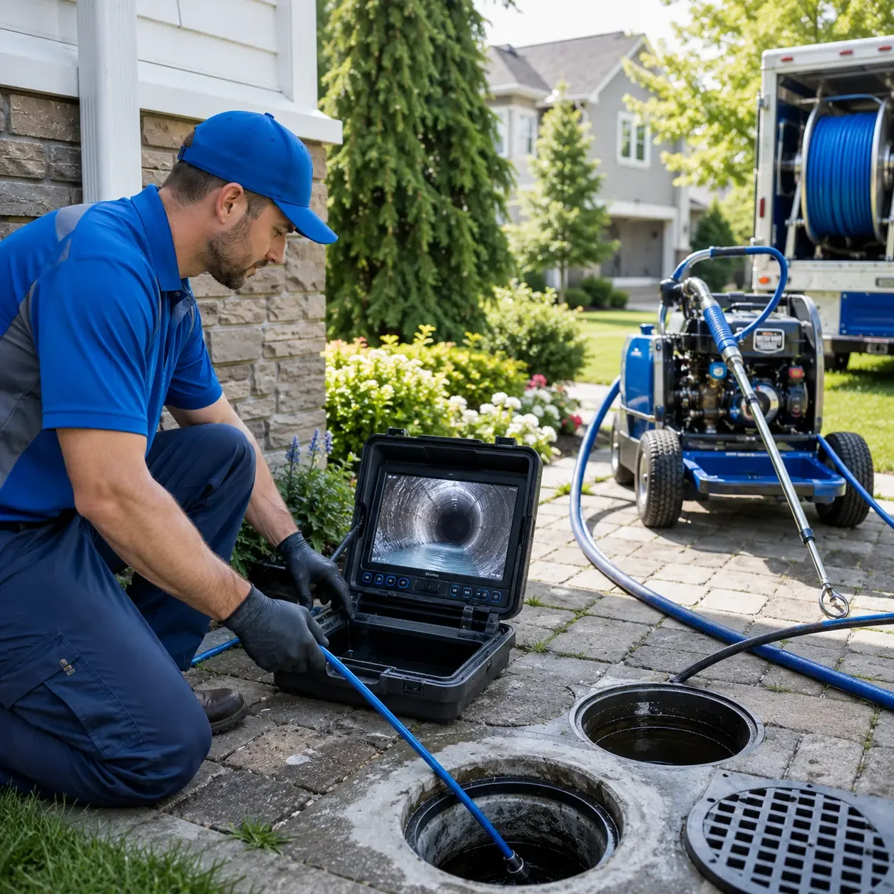 Outdoor drain cleaning professionals serving Adams, MA